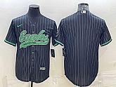 Men's Philadelphia Eagles Blank Black With Patch Cool Base Stitched Baseball Jersey,baseball caps,new era cap wholesale,wholesale hats